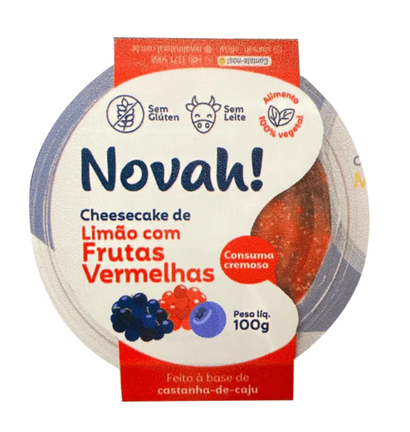 Cheesecake de limão com frutas vermelhas da Novah!